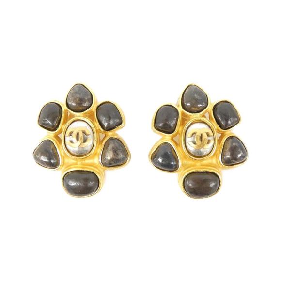 CHANEL Brown Earrings - Picture 1 of 5